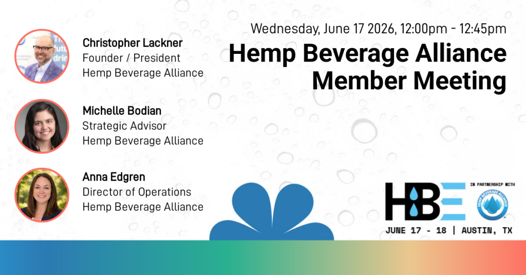 Hemp Beverage Alliance Member Meeting